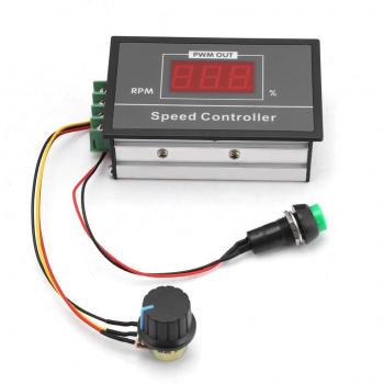 Controlador PWM de Velocidad 30A con Display LED Digital 0-100%