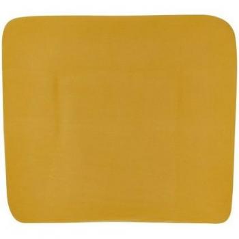 Meyco Baby Wickelauflage Gold‑Gelb 85×75 cm – Uni‑Design