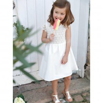 Robe de gala superposée en macramé pour fille VERTBAUDET