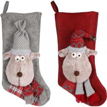 Chaussette de Noël Aléatoire pour Compagnons à Quatre Pattes
