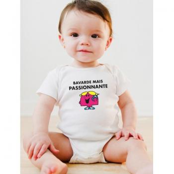 Monsieur Madame Bodys Bebé BAVARDE MÁS PASIONANTE 3/6 Meses