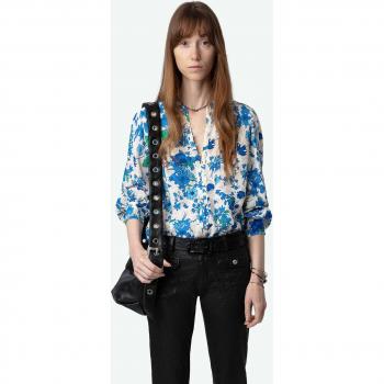 Blusa de mujer Twina de Zadig & Voltaire con manga larga y estampado floral