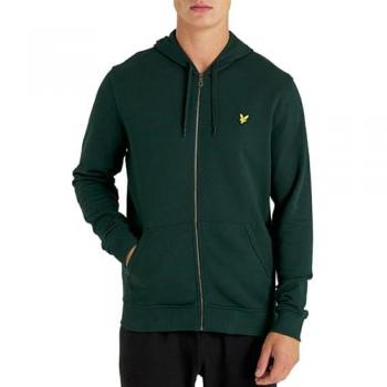 Giacca Lyle & Scott Uomo Verde Zippata con Cappuccio