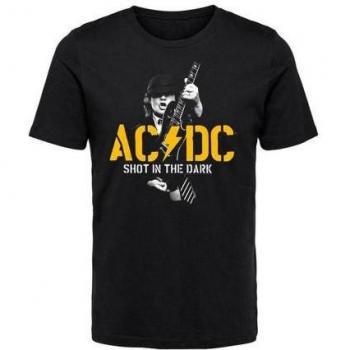 Camiseta AC/DC PWR Shot Unisex Oscuridad Total