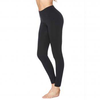 V for City Lauftights Damen – Thermo-Leggings mit breitem Bund, schwarz, M