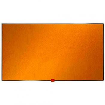 Nobo Widescreen Filz-Notiztafel 40 cm, Farbe Gelb