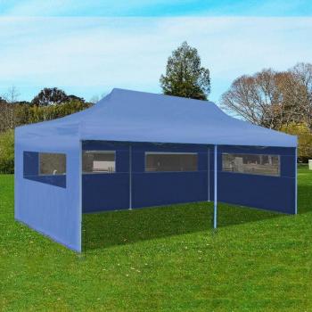 Tente de Jardin Pliable Bleue 3x6 m Prolenta