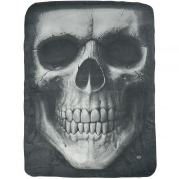 Fleece Spiral Skull Blanket – L