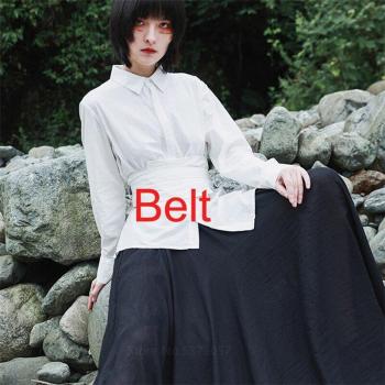 Cinturón de Cintura Elástica con Estampado Japonés para Mujer