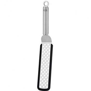 Rosle Spatule perforée, acier/silicone, couleur gris