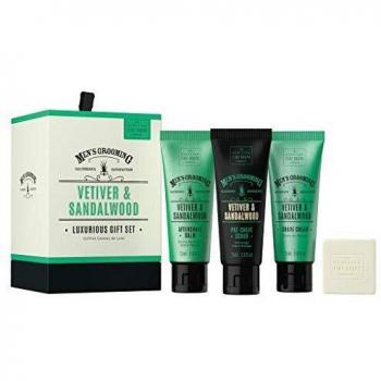 Confezione Barba Masculina Scottish Fine Soaps con Vetiver e Sandalo
