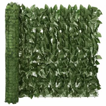 Ecran de protection extérieur vert foncé 300x75 cm