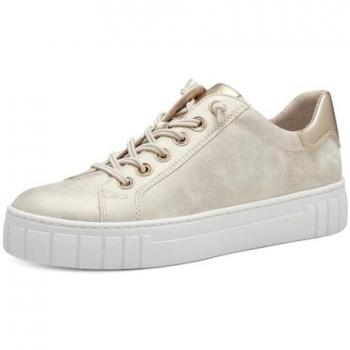 Marco Tozzi 2‑23717‑41/447 – Damen‑Slip‑On Sneaker in Dune Metallik
