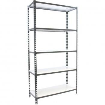 Simonrack Schwerlastregal SIMONCLICK MEGAPLUS anthrazit/weiß 120 x 40 x 200 cm