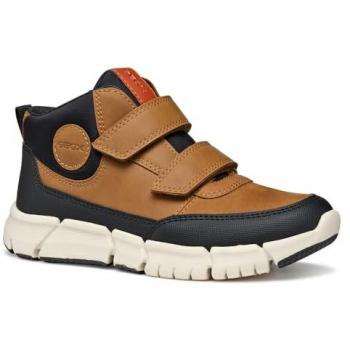 Geox Stivale alla Caviglia Flexyper Boy Marrone Chiaro 37 EU