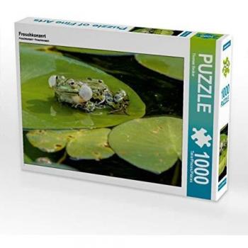 CALVENDO Puzzle Froschkonzert 1000 Teile mit 64 x 48 cm