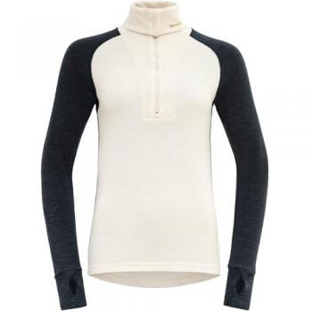 Maglia intima Devold Expedition Merino Silk Zip Inchiostro Offwhite