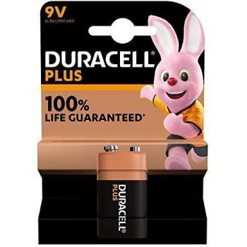 Duracell Plus 100 Single-Use Battery 9V Alkaline