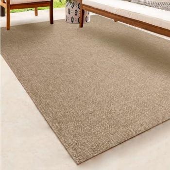 Outdoor‑Jute‑Teppich Kansas – 120 × 170 cm, 1 mm, beige, strapazierfähig