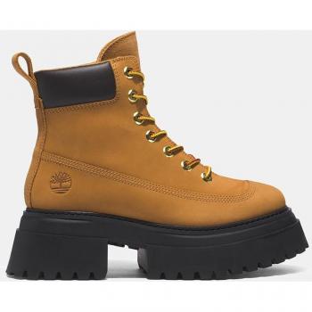 Timberland Women's Sky 6-Inch Lace-Up Boots in Wheat Yellow Leather