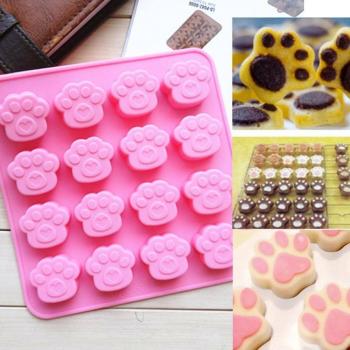 Cute Pet Paw Silicone Cake Mold