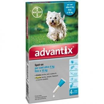 Bayer spot advantix sur 4p. chiens kg. 4-10