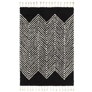 Alfombra Tradición Berber Negra 120 cm x 160 cm