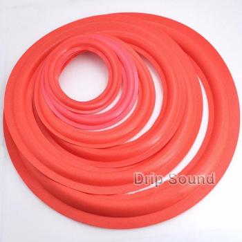 Red Speaker Foam Surround Repair Parts (2 pcs for 4-12 Woofers)
