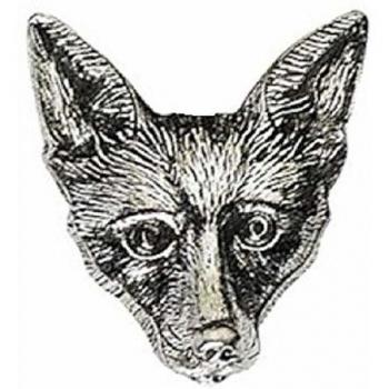 Handmade Fox Brooch – Pewter