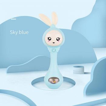 MKTOYS Hand Shaking Bunny Rattle for Infants 0-12 Months