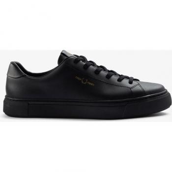 Zapatillas de piel Fred Perry B5310-774 para hombre, color negro
