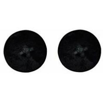 Bouchons en nylon noir pour vis à tête ronde