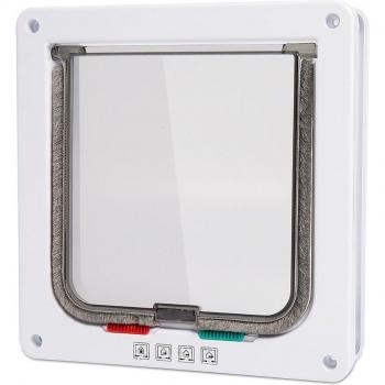 Puerta de Seguridad para Animales S/M/L de Plástico ABS