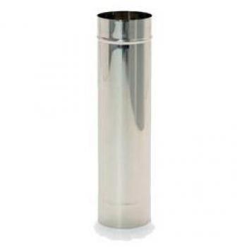 Tubo inox 304 1 metro 125mm