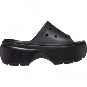 Crocs Stomp Slide Sandalia Negra