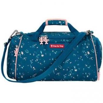 Borsa Sportiva Step By Step Verde Petrolio Rosa Rosso Sangue Bianco