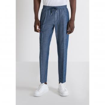 Antony Morato Men's Slim-fit Lace-up Cotton Trousers