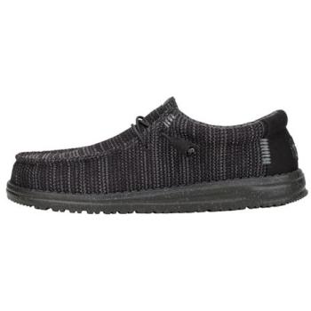 HEYDUDE Sneaker 41898 Wally Stretch Sox – Schwarzes Modell