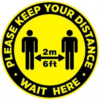 30CM Diameter Floor Sign