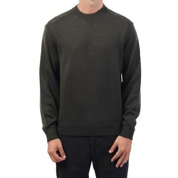 Emporio Armani Green Basic Crewneck Jumper XL