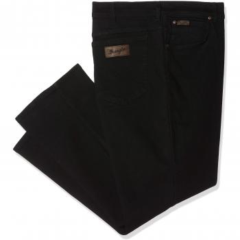 Wrangler Men's Texas Stretch Black Overdye Jeans Size 42