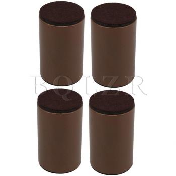 Protectores de patas de cama marrones BQLZR