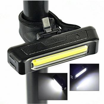 Faro anteriore LED USB ricaricabile bicicletta – TE-B0086 (bianco)