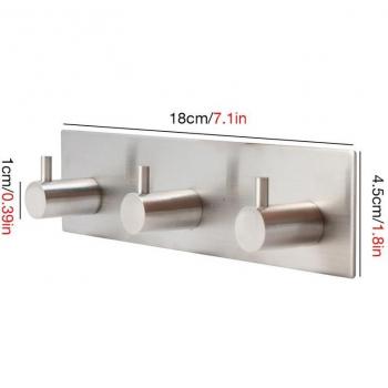 Adhesive Hooks for Kitchen and Bathroom