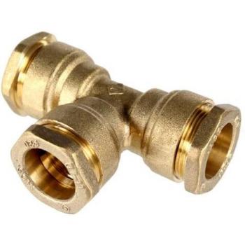 SOMATHERM Raccord laiton PE Té égal PE Ø32