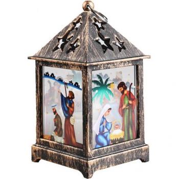 Retro Christmas Tree LED Lantern Night Light