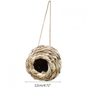 Cage de cachette en bambou pour oiseaux