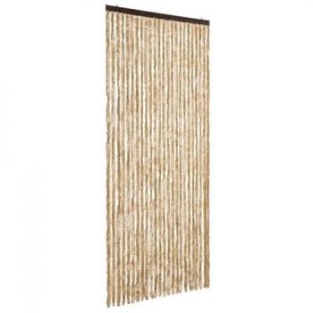 Insektenschutzvorhang Beige 100x200 cm Chenille