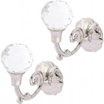 Glamour Metal Curtain Tieback Hooks