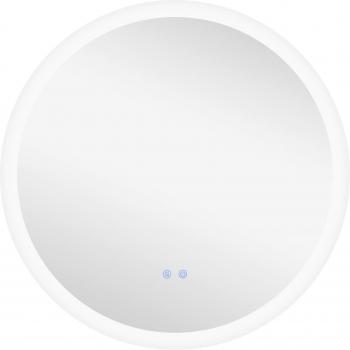 Kleankin Round LED Bathroom Mirror